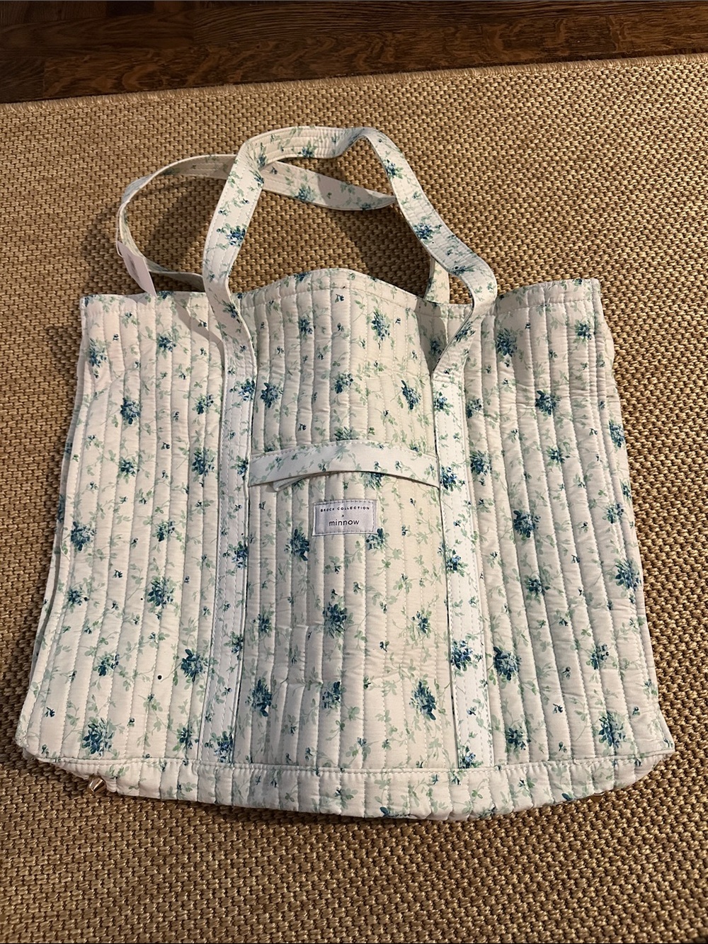 Minnow x Brock Collection Overnight tote